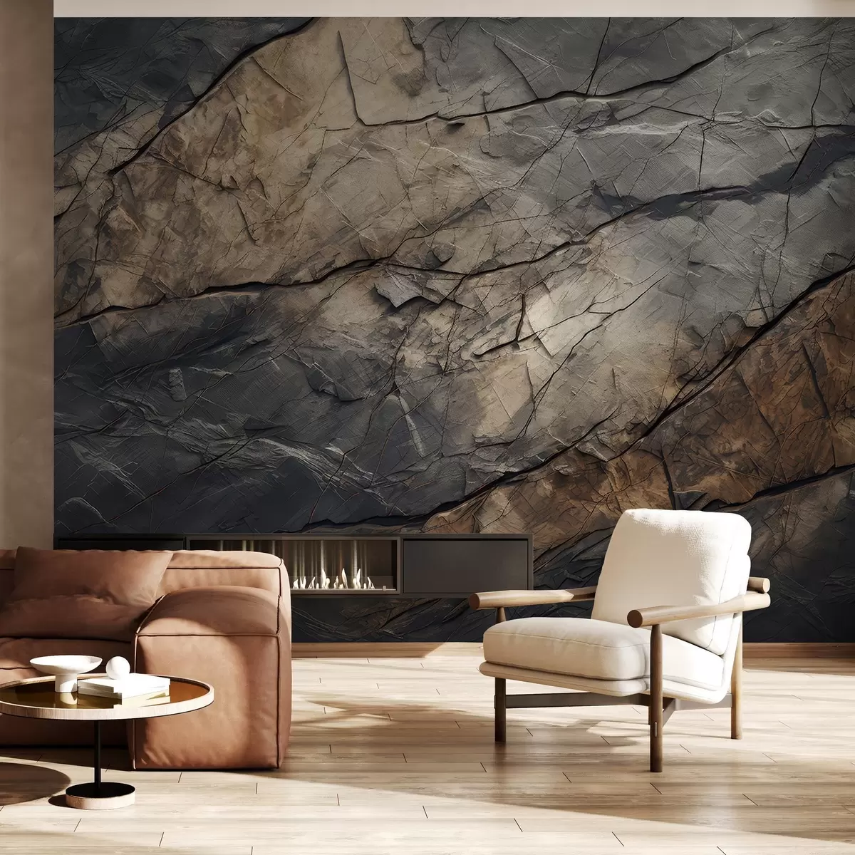 Valokuvatapetti Maalattu seinä akvarellilla w03561