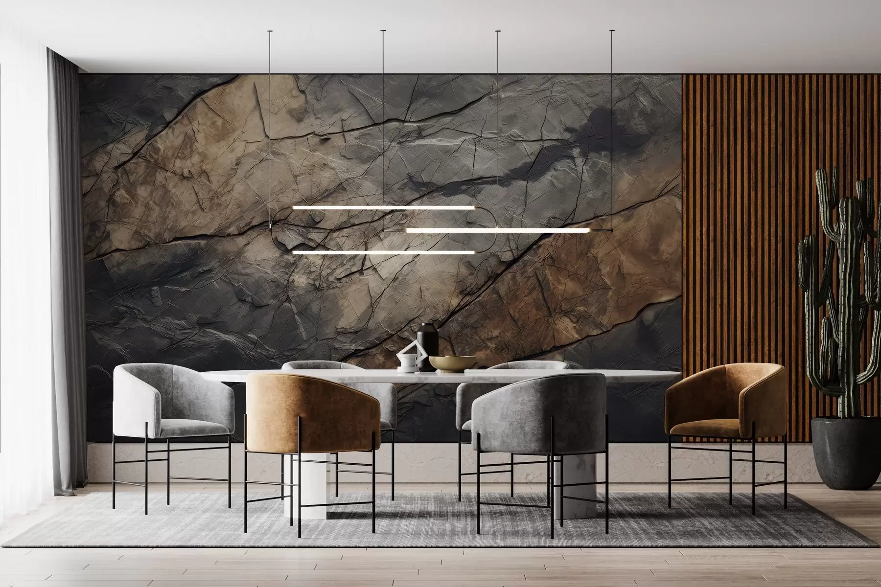 Valokuvatapetti Maalattu seinä akvarellilla w03561