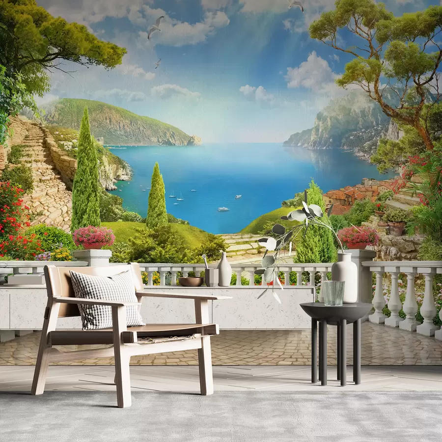 Valokuvatapetti Taivas, pilvi ja vesi u60261