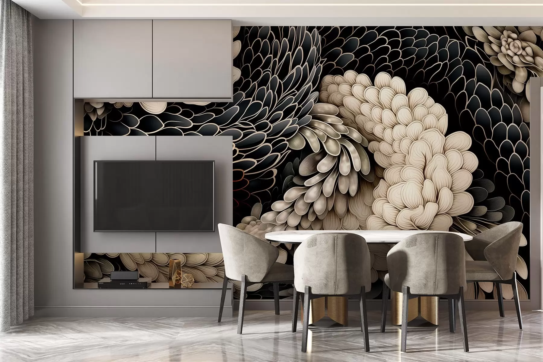 Valokuvatapetti Tyylikäs käärmeennahkainen rakenne w08966