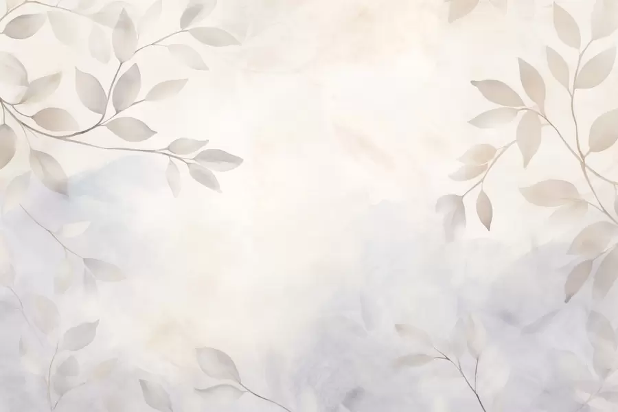 Valokuvatapetti Kevyet lehdet sumussa w08990