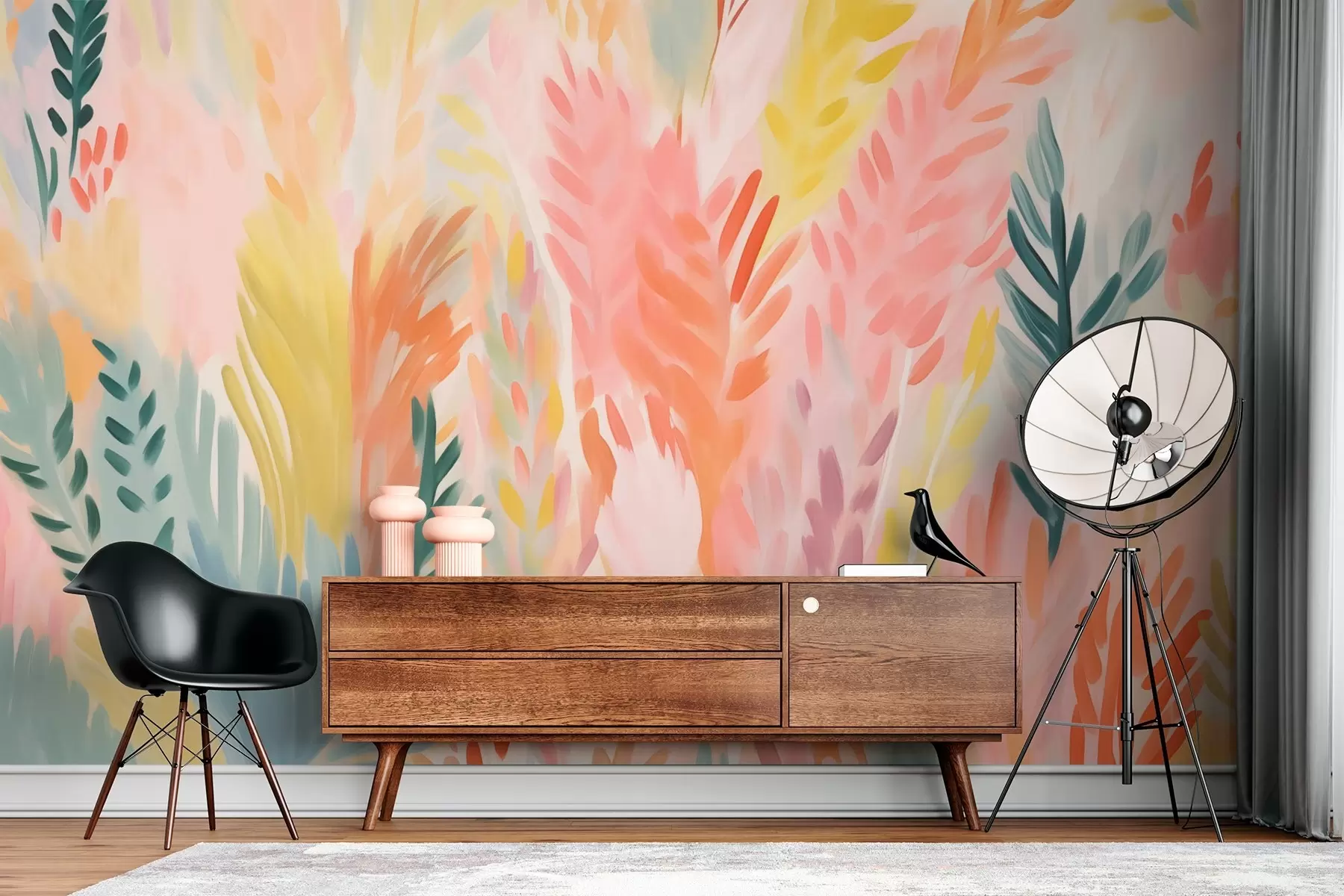 Valokuvatapetti Abstrakti kasvillisuus w03738