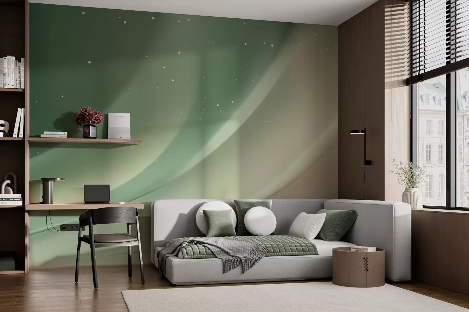 Valokuvatapetti Abstrakti aallot Aurora w03751