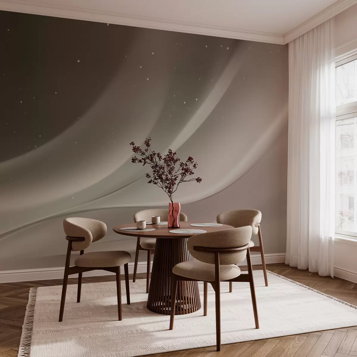 Valokuvatapetti Abstrakti aallot Aurora w03751v1