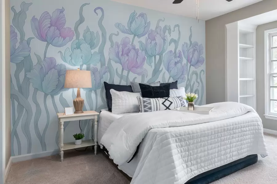 Valokuvatapetti Herkät ja tyylikkäät tulppaanit w03817v2