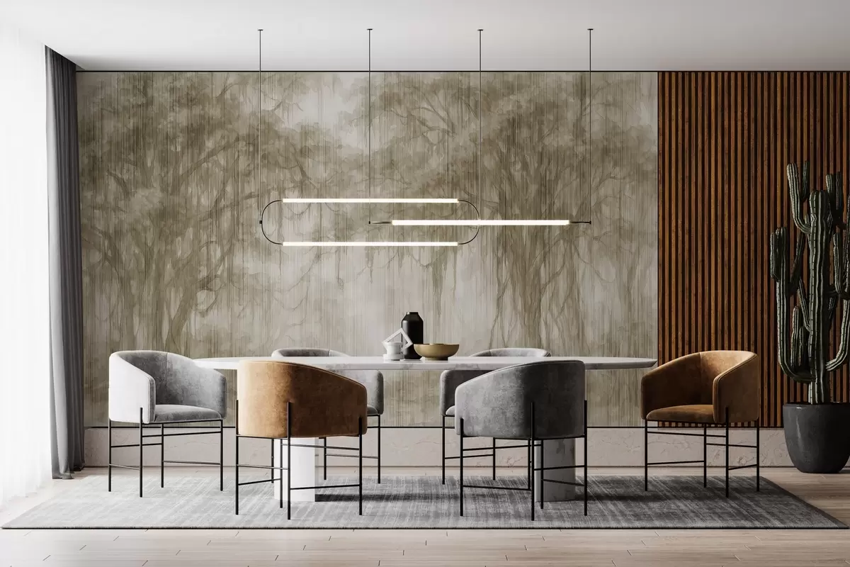 Valokuvatapetti Abstraktit puut w03819v1