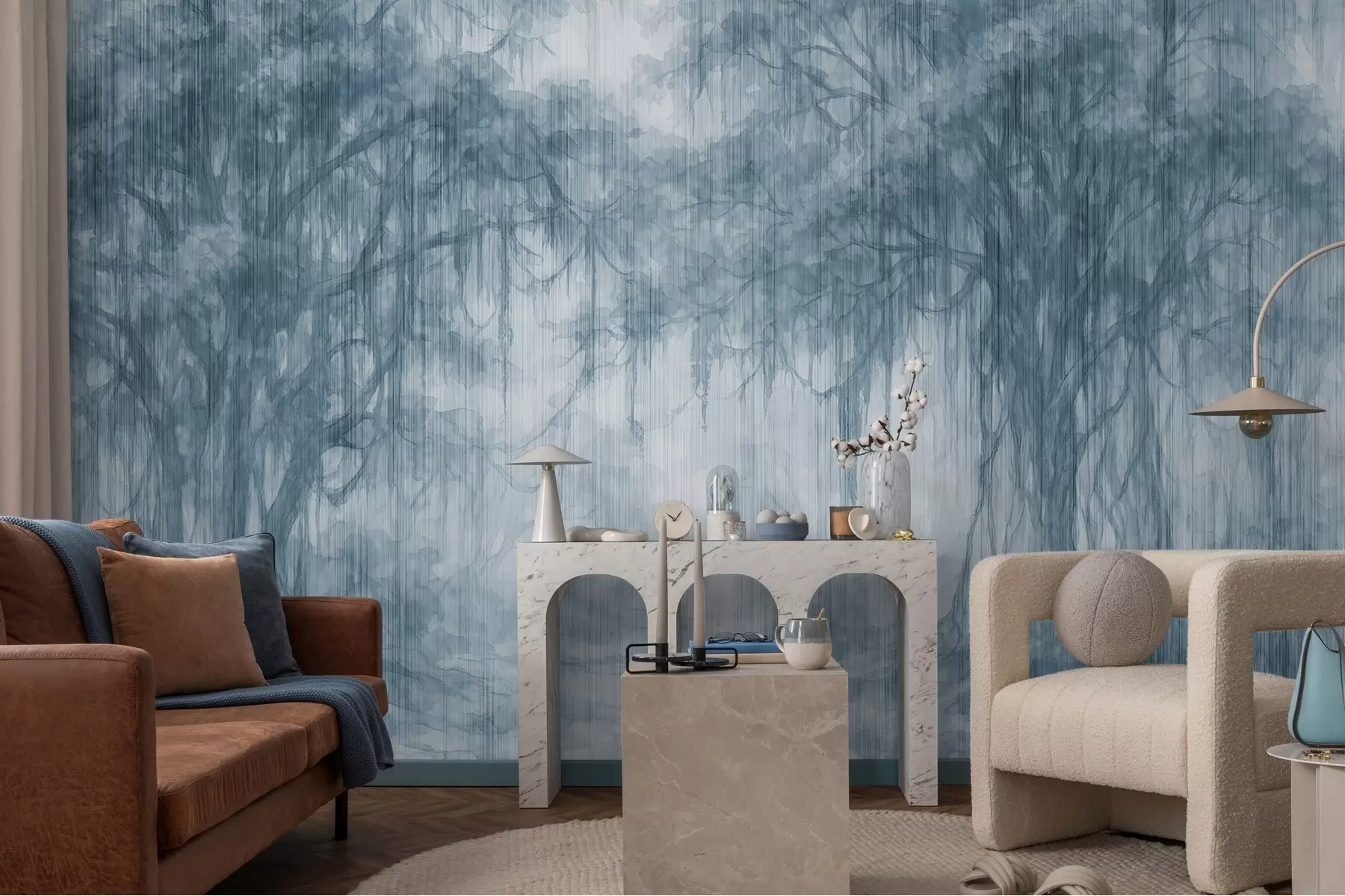 Valokuvatapetti Abstraktit puut w03819v2