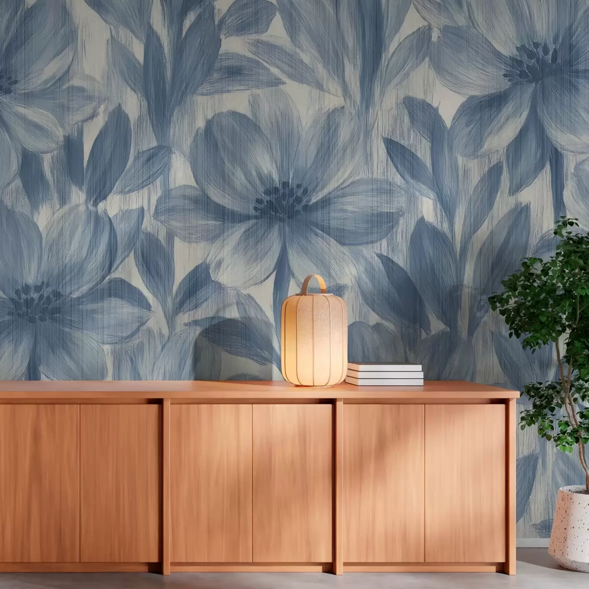 Valokuvatapetti Tyylikkäät vesivärikukat w03821