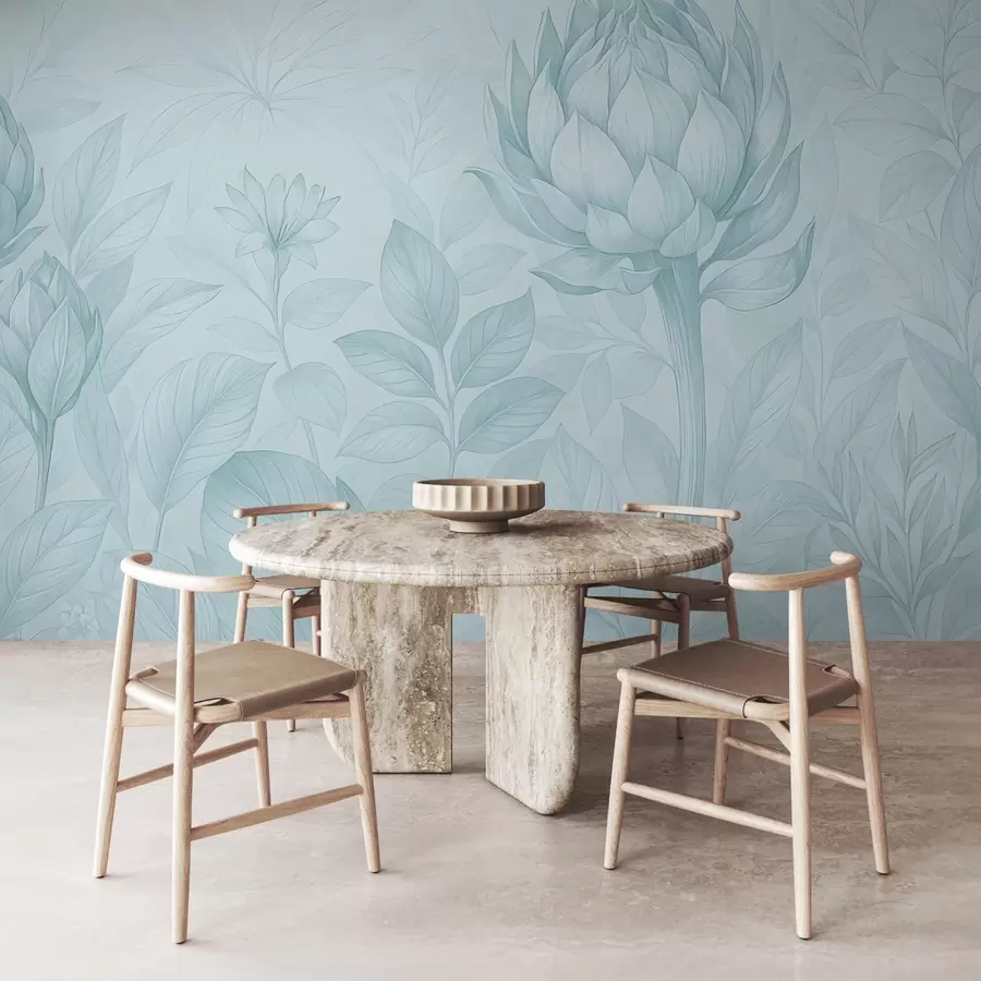 Valokuvatapetti Herkkä kimppu erilaisia kasveja w03825v1