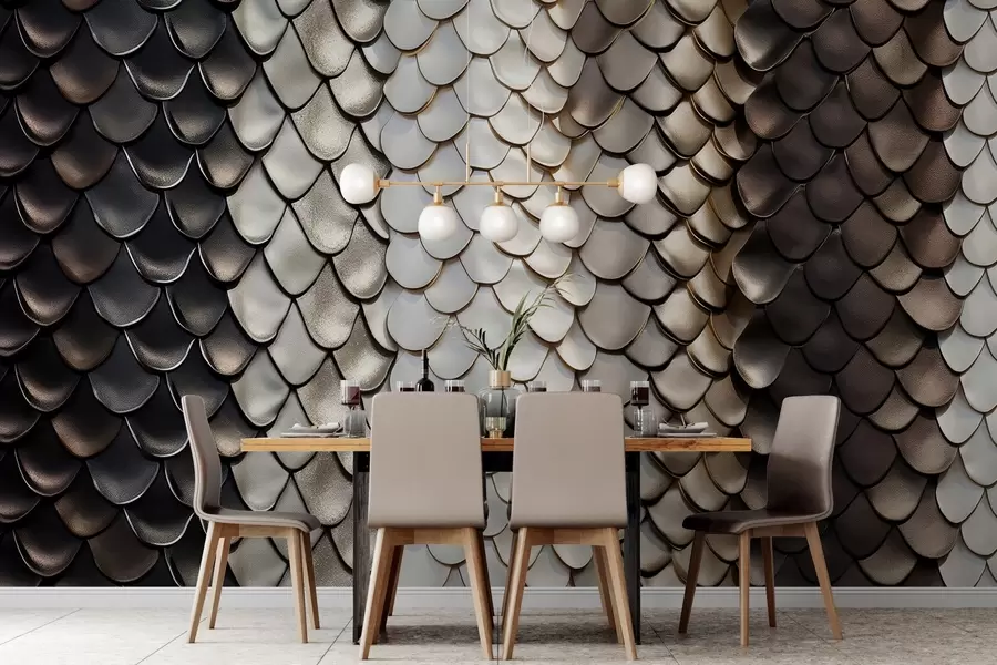 Valokuvatapetti Maalattu epätavallinen rakenne w03826