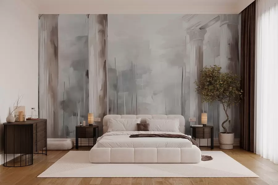 Valokuvatapetti Abstraktit sarakkeet maalauksen jäljitelmä w03844v1