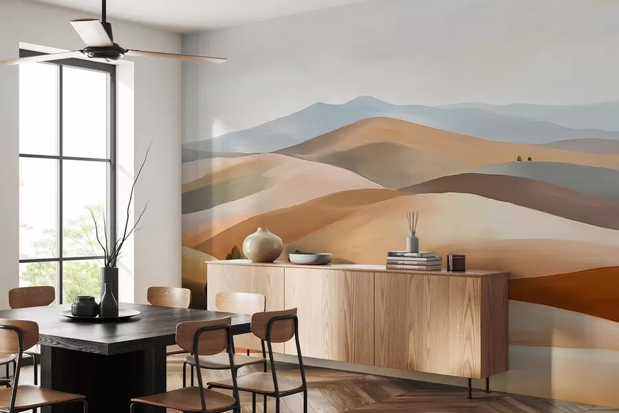 Valokuvatapetti Maisemat puita, Toscana, luonnon värit, öljy tyyli w03880