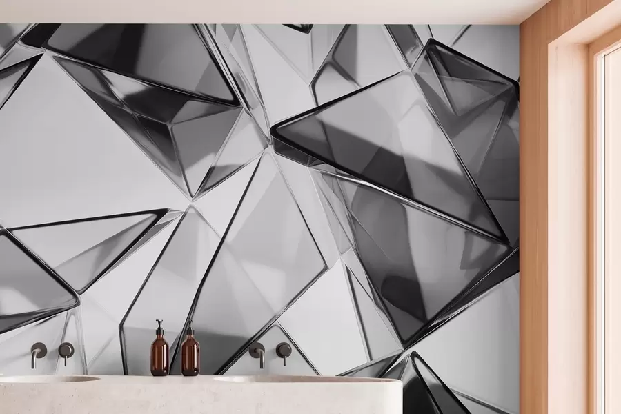 Valokuvatapetti Prismaattinen abstraktio w03903