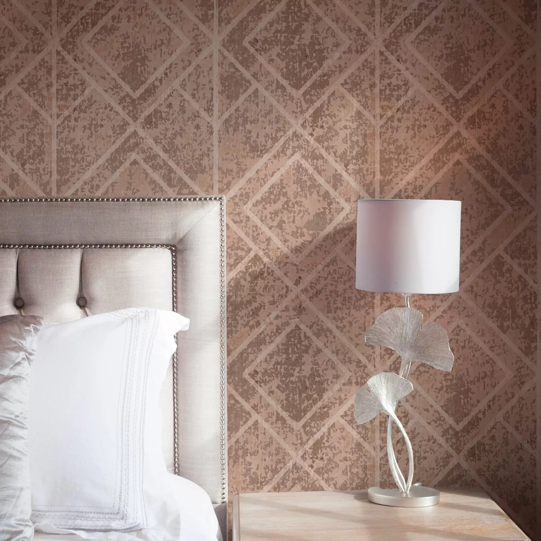 Valokuvatapetti Geometriset rombit kuvioidulla taustalla a00141