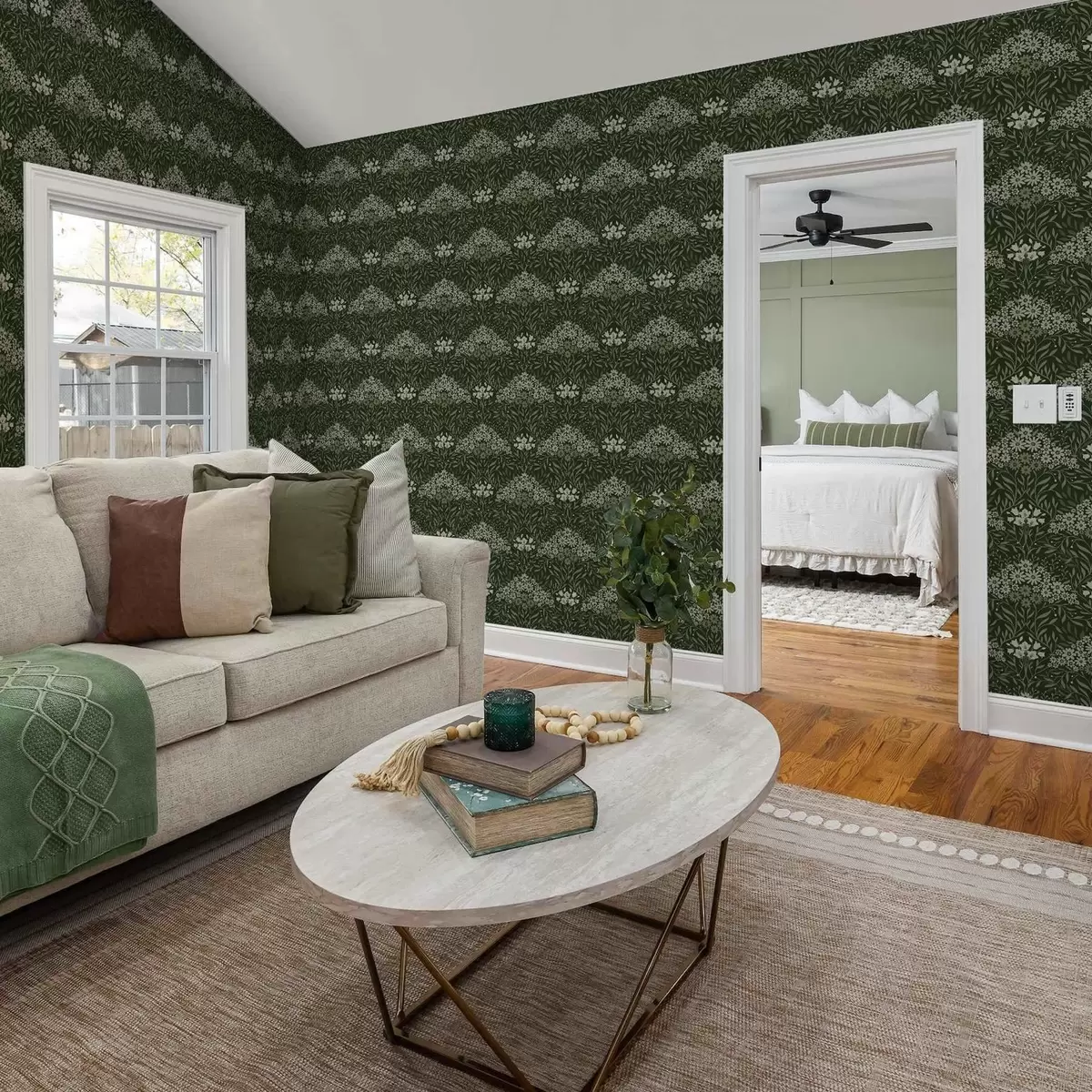 Taustakuva Kukkien symmetria ja kukat tummalla taustalla a00153