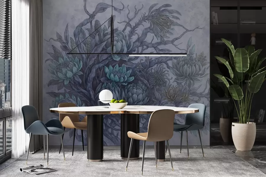 Valokuvatapetti Omituisia kukkia w03975v1