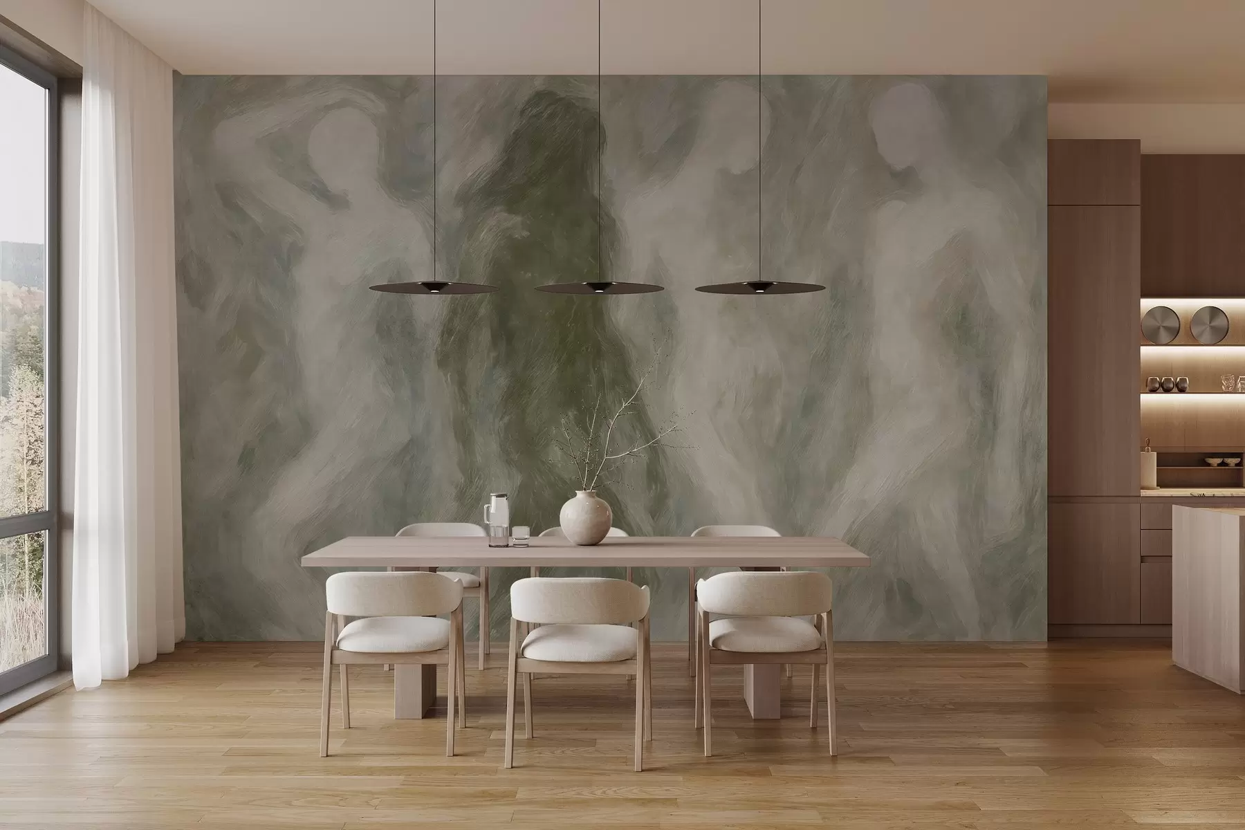 Valokuvatapetti Abstrakteja siluetteja w03982v2