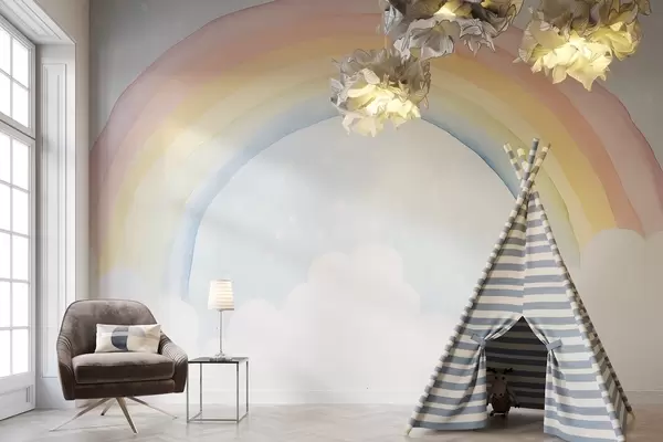 Valokuvatapetit Lasten sateenkaari