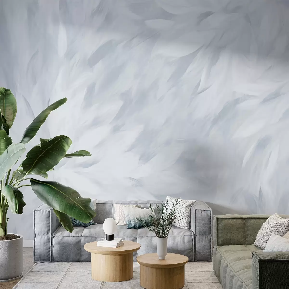 Valokuvatapetti Kukkia tyyliin pehmeä aivohalvauksia w03986v3