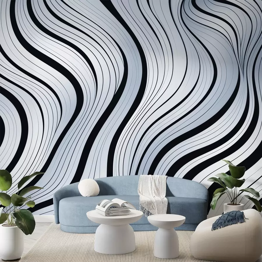 Valokuvatapetti Abstraktit aallot w04022v1