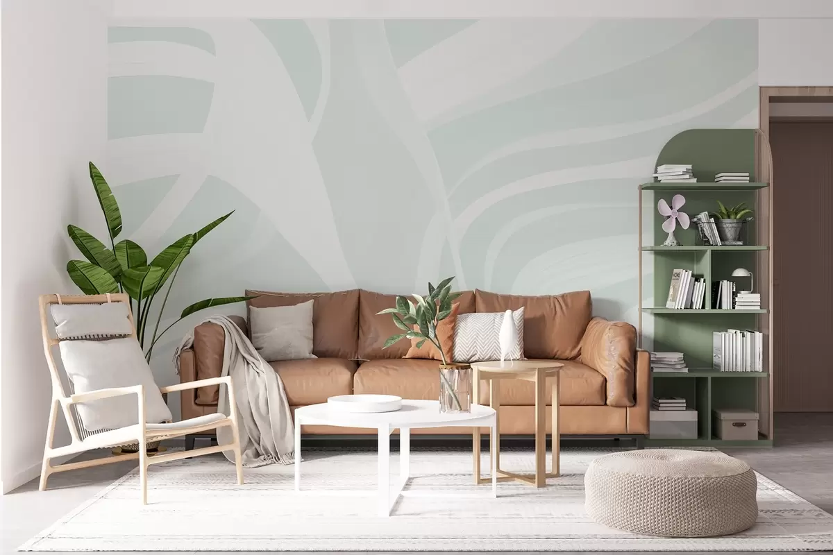 Valokuvatapetti Pehmeät linjat w04041v2