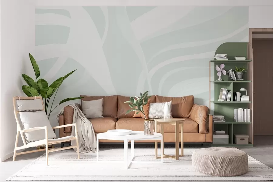 Valokuvatapetti Pehmeät linjat w04041v2