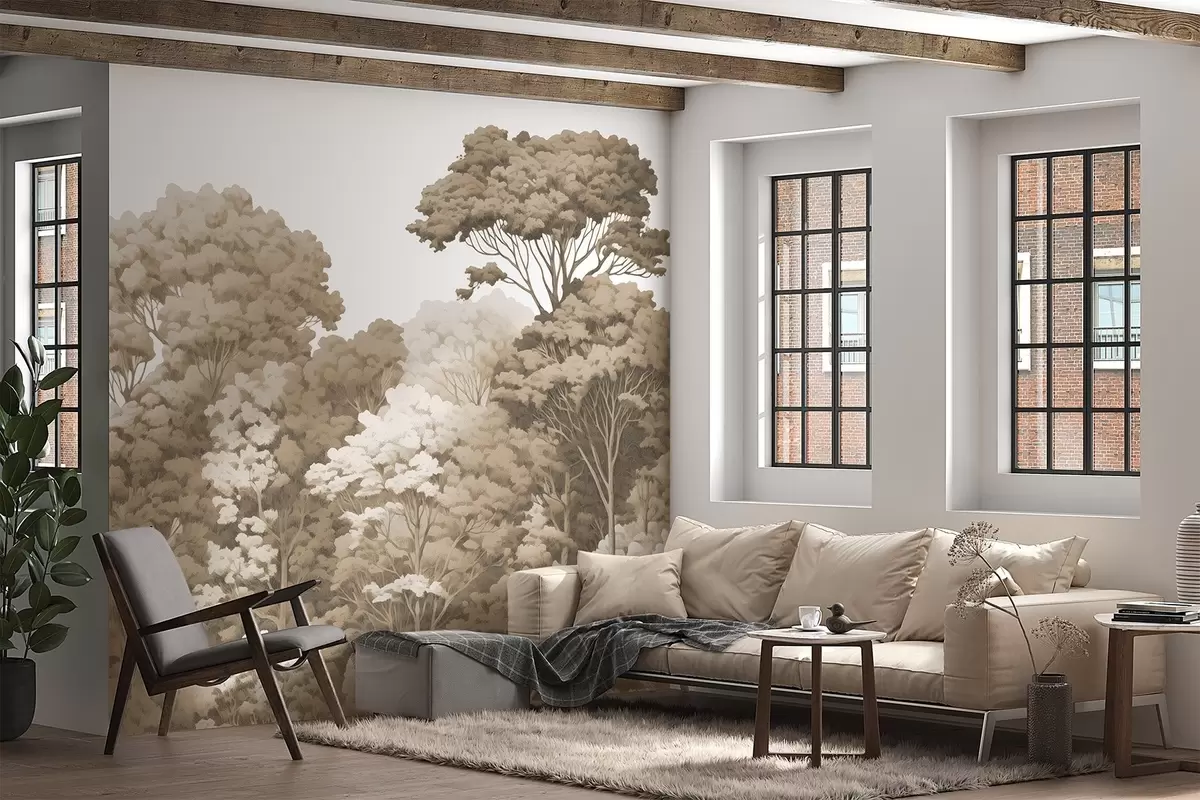 Valokuvatapetti Metsän kruunut w04044v1