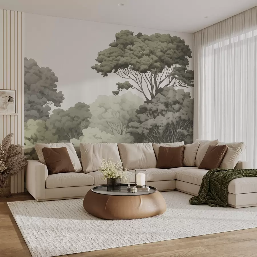 Valokuvatapetti Metsän kruunut w04044v2