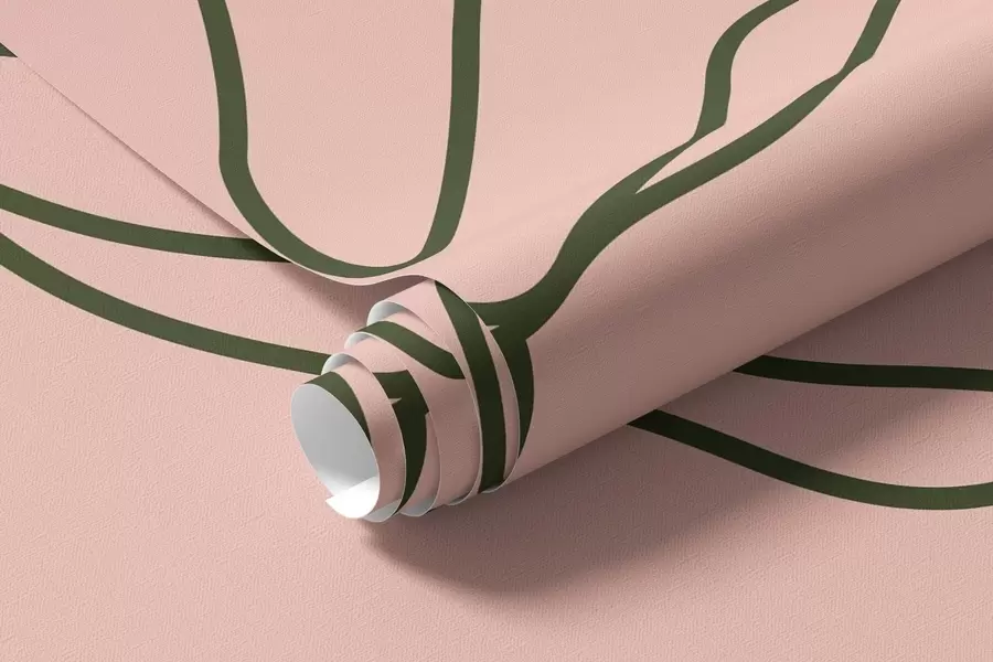 Valokuvatapetti Herkät kukkaviivat w09167v1