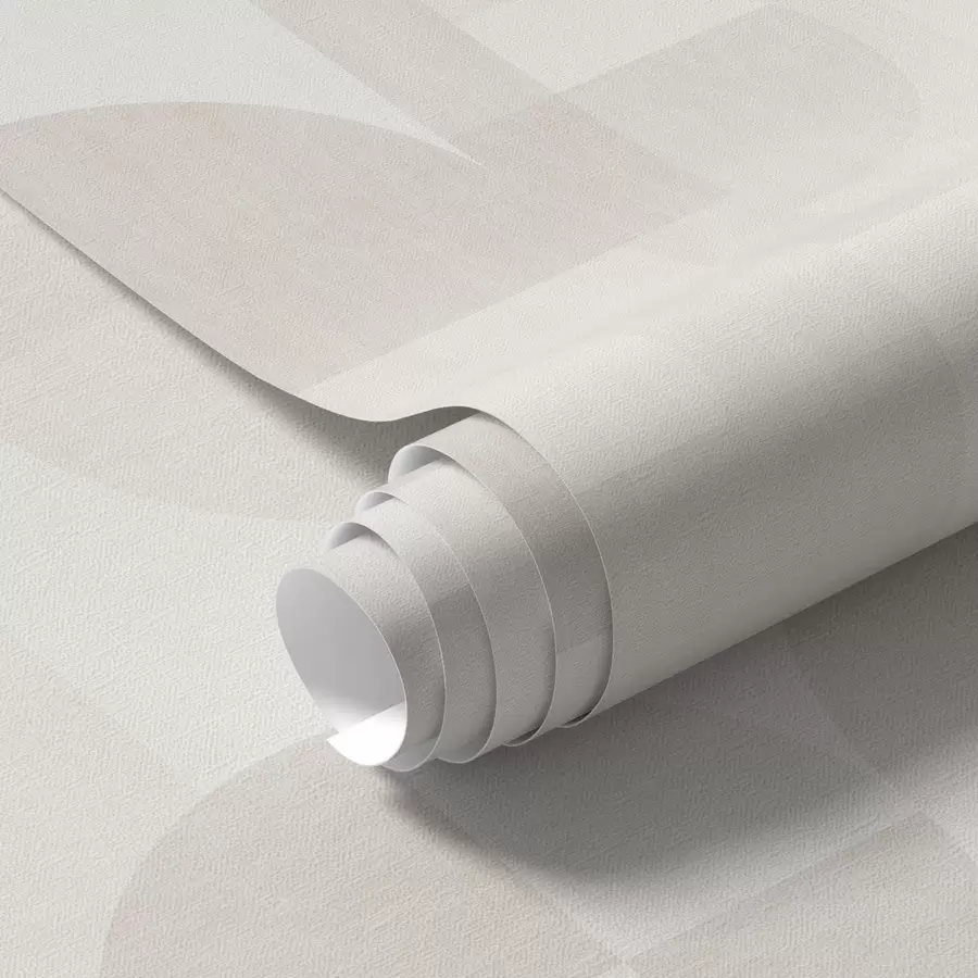 Valokuvatapetti Minimalistinen geometria vaalean kermanvärisessä paletissa a00189