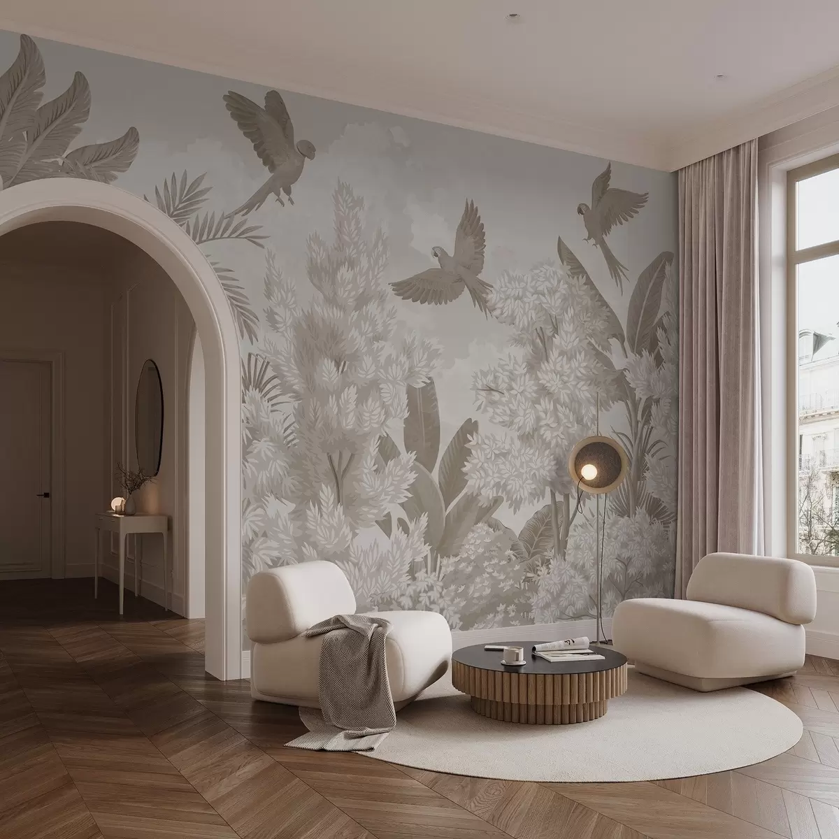 Valokuvatapetti Papukaijat viidakossa w04105v1