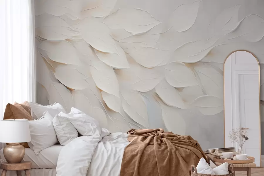 Valokuvatapetti Tiheä lehdistö w04120