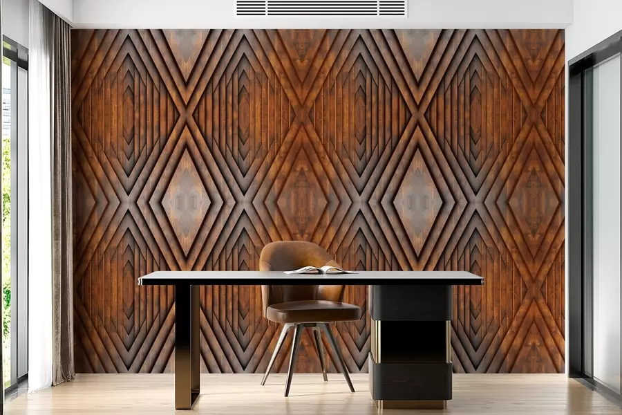 Valokuvatapetti puupaneelien jäljitelmä w04168v1