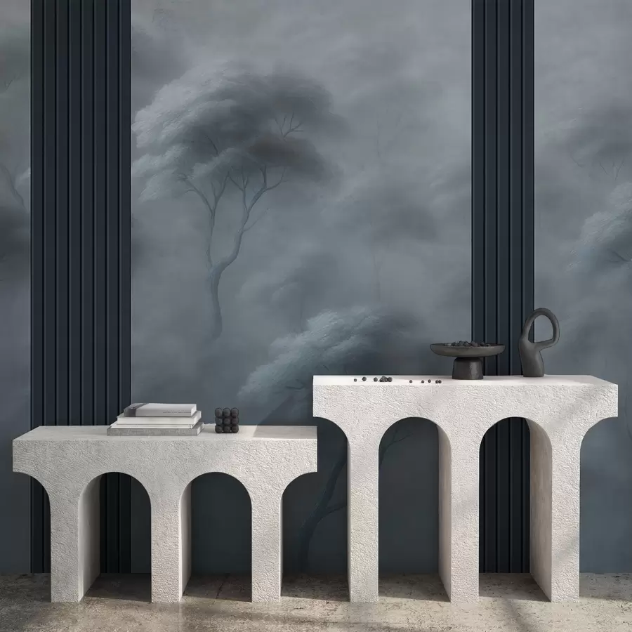 Valokuvatapetti Metsä kohtaa paneelitaiteen w04187v2