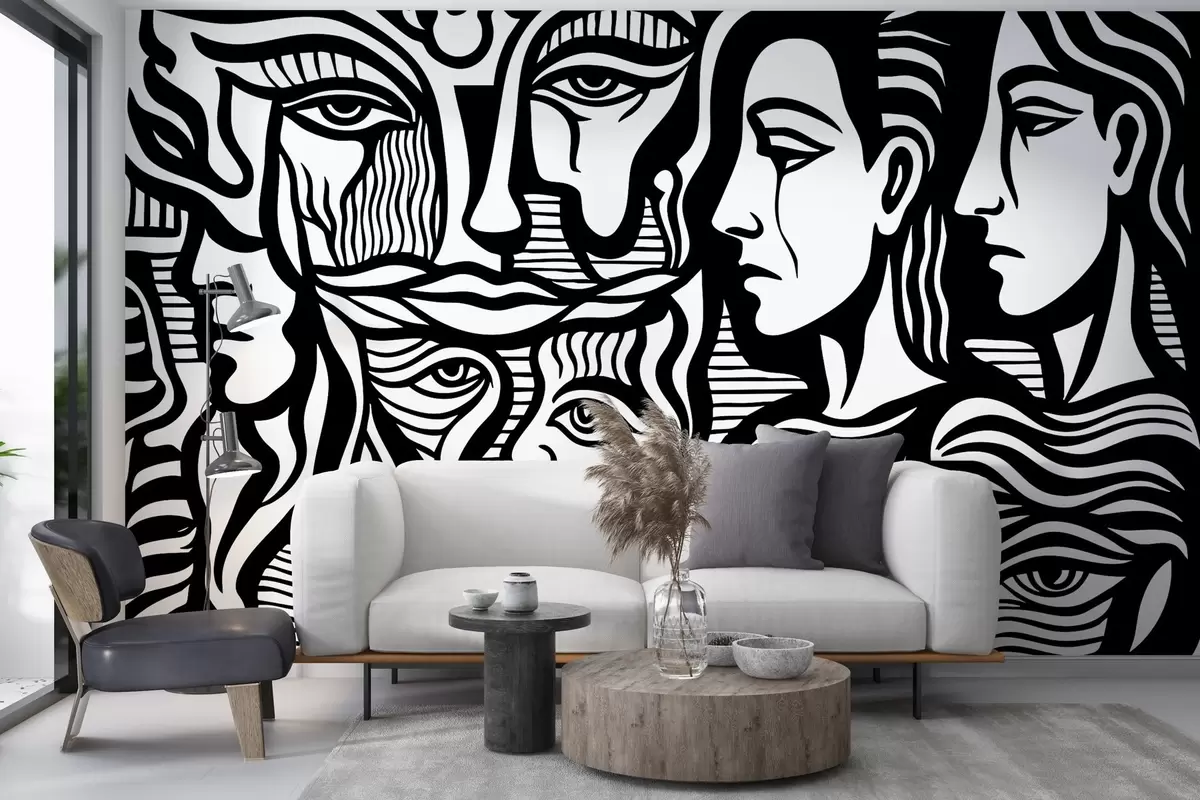 Valokuvatapetti Abstrakti anatomia w04191