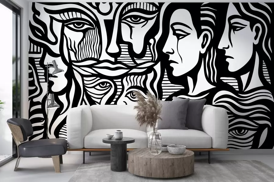 Valokuvatapetti Abstrakti anatomia w04191