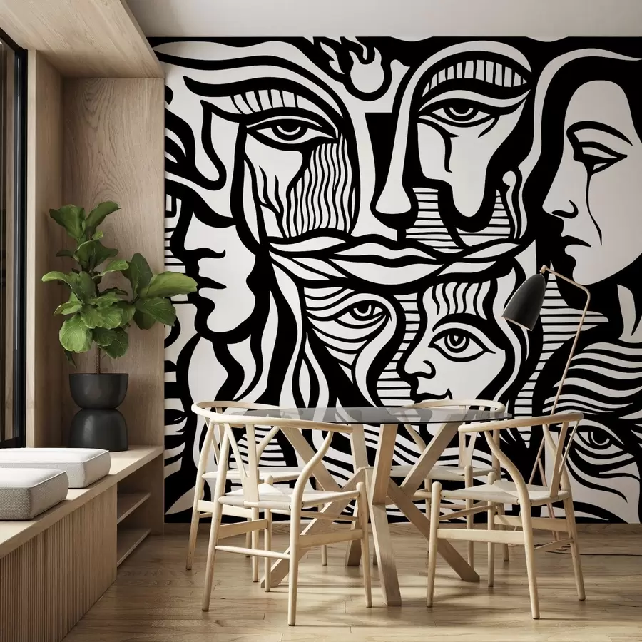 Valokuvatapetti Abstrakti anatomia w04191