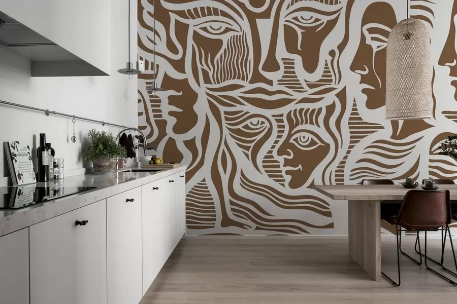 Valokuvatapetti Abstrakti anatomia w04191v1