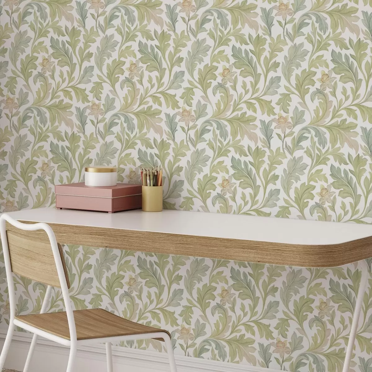 Taustakuva Vintage kukka koriste valkoinen tausta a00277v2