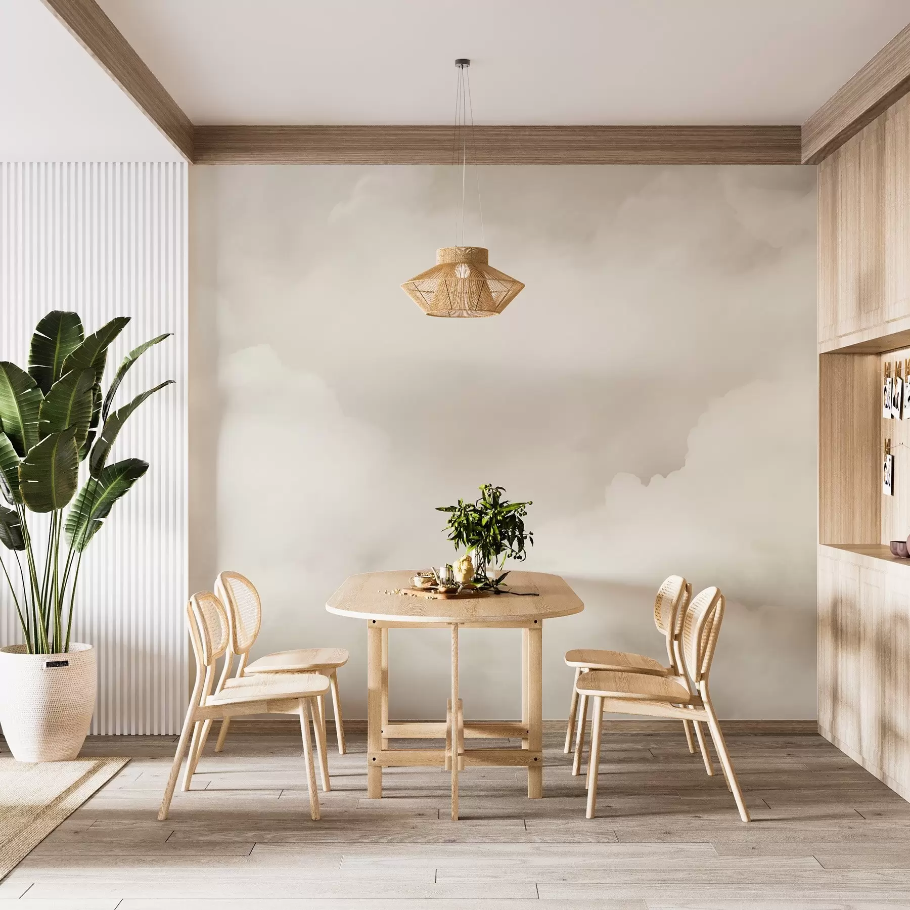 Valokuvatapetti Pehmeät pilvet w04224