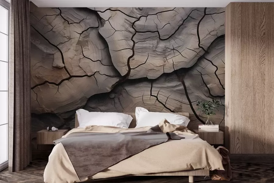 Valokuvatapetti puu, halkeamat, valo, rakenne, kuori, luonnollinen, luonnollinen w04238