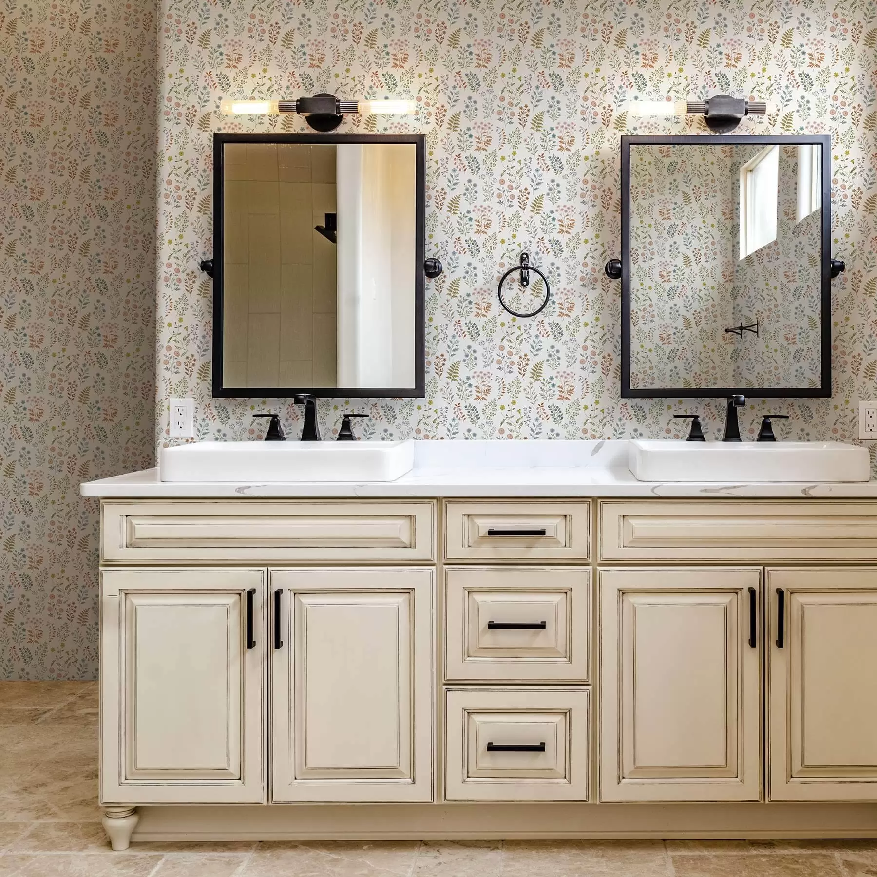 Valokuvatapetti Värillisiä kasveja valkoisella ruututaustalla a00413