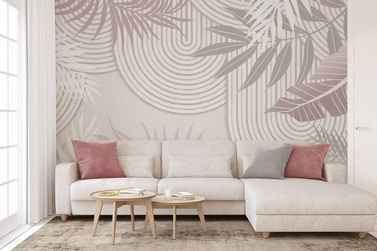 Valokuvatapetti Abstraktio kasvien oksilla w04295v2