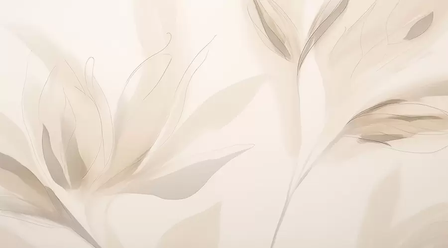 Valokuvatapetti Kevyt abstrakti lehdet w04243