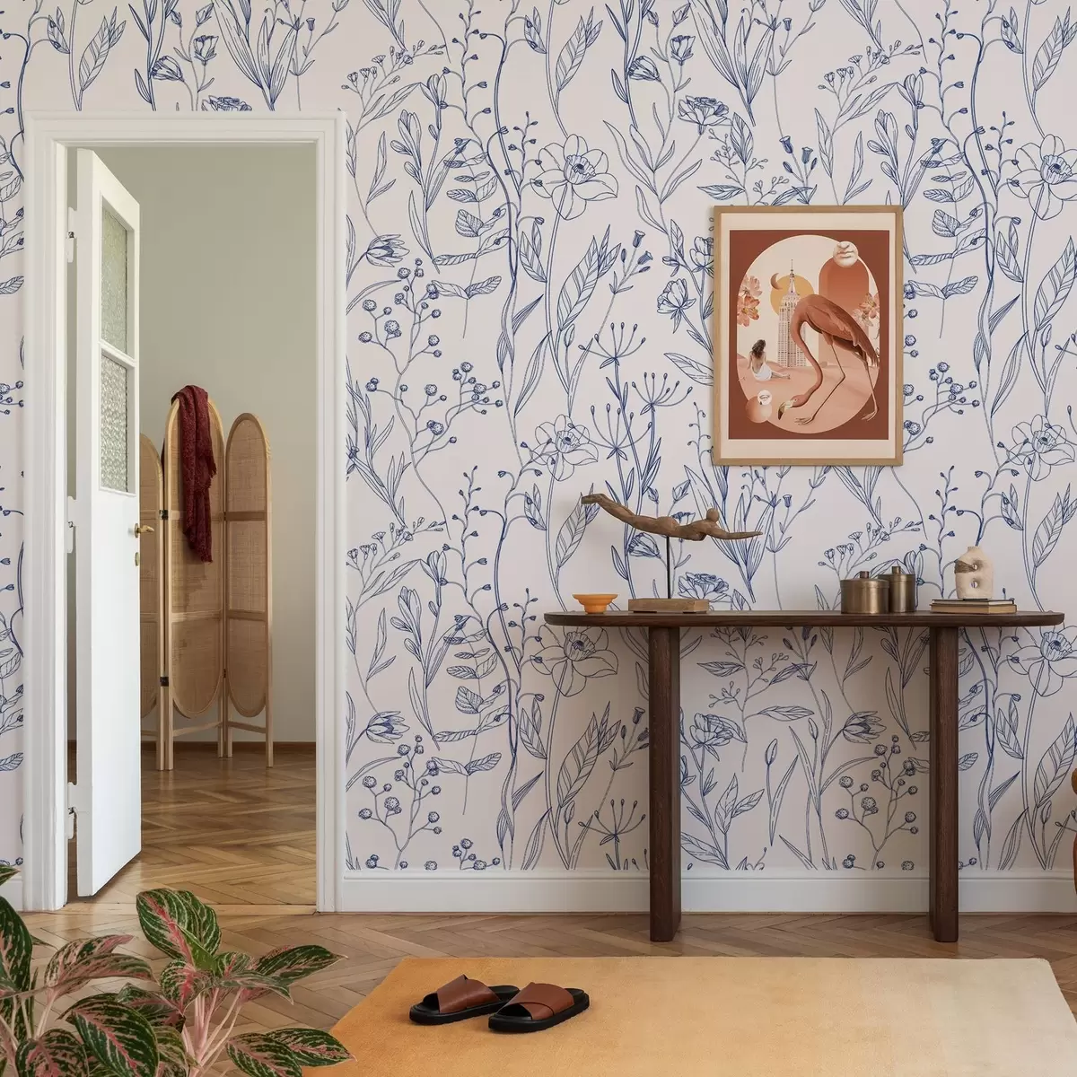 Taustakuva Minimalistiset villikukat