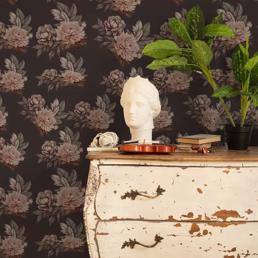 Valokuvatapetti Retro ruusut a00419v1