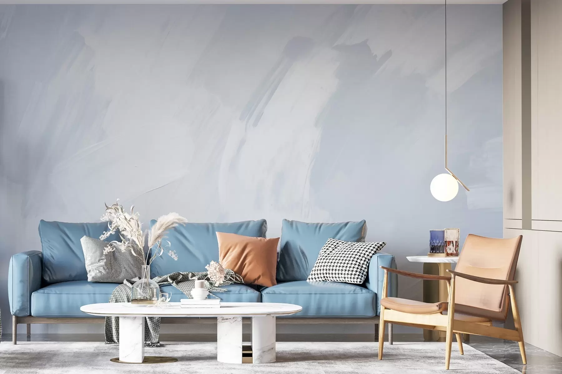 Valokuvatapetti Abstrakteja lyöntejä, joissa jäljitellään kulunutta rakennetta w04291