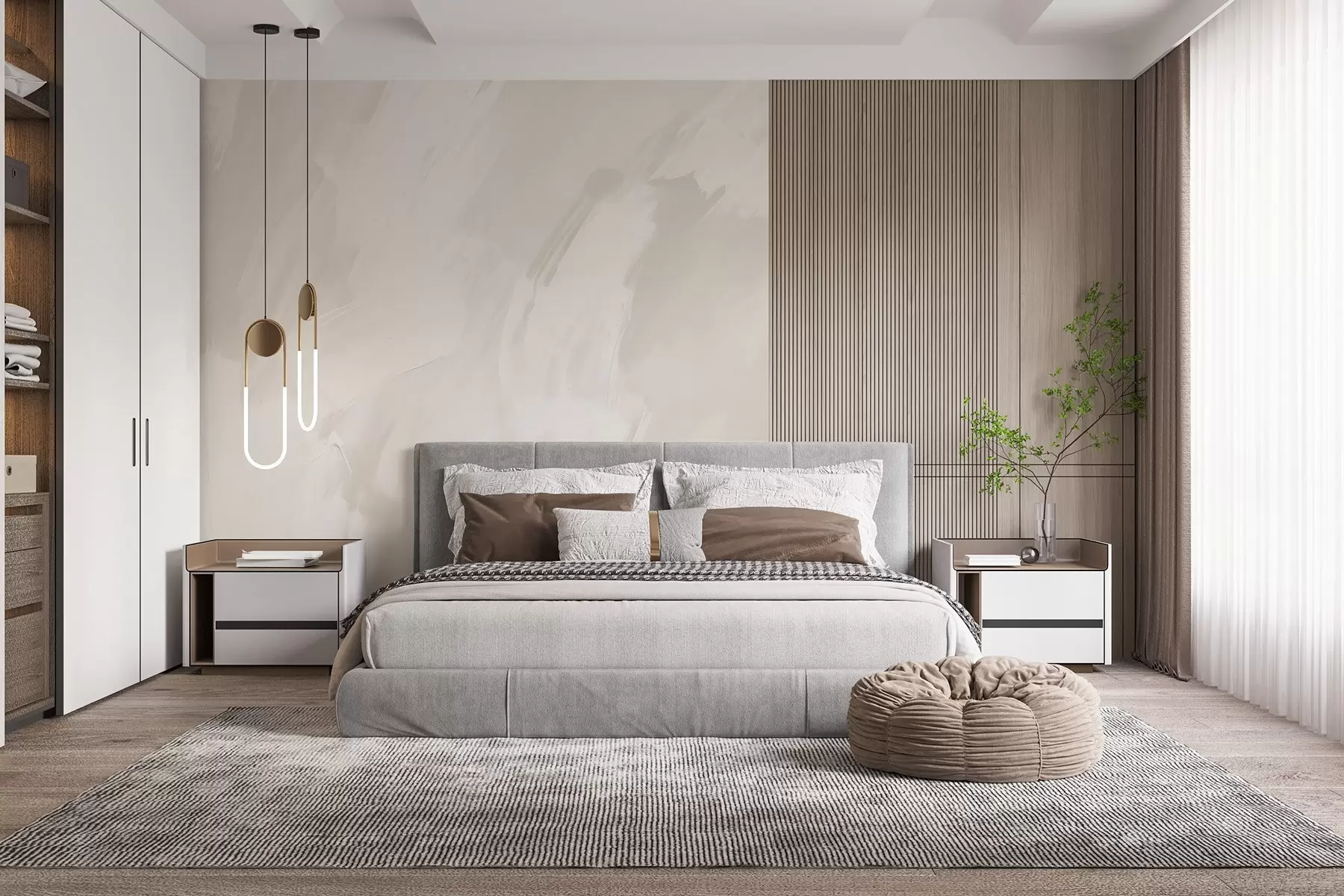 Valokuvatapetti Abstrakteja lyöntejä, joissa jäljitellään kulunutta rakennetta w04291v2