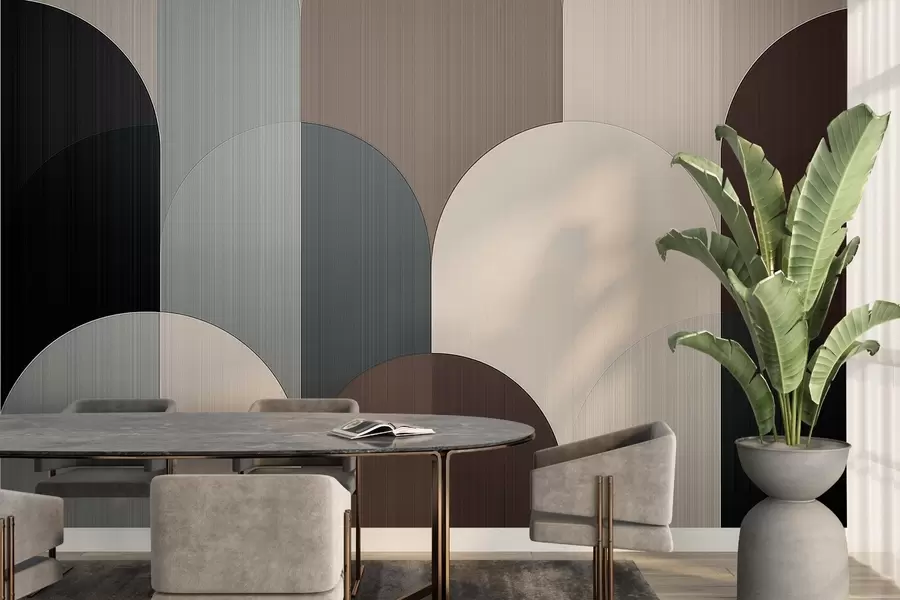 Valokuvatapetti Segmentoidun kaaren geometria w04215