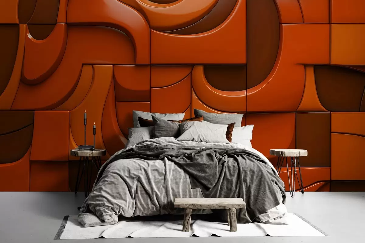 Valokuvatapetti Maalattu reliefiseinä w04321v1